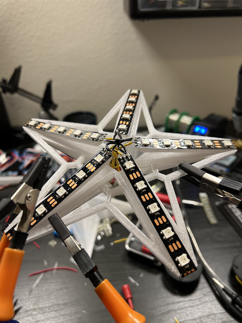 Wiring up the star&rsquo;s internals