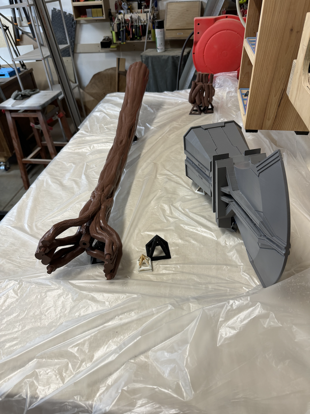 The initial paint job.