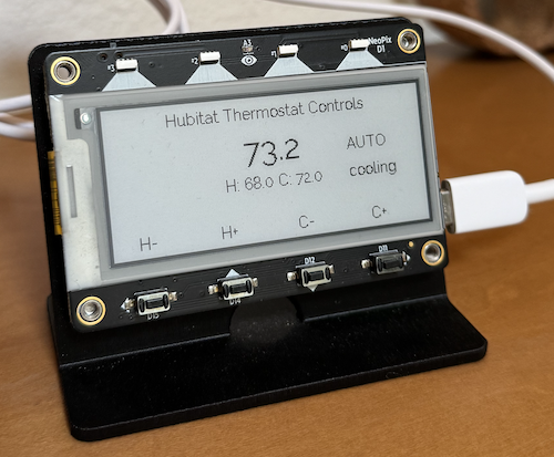 The finished thermostat controller.